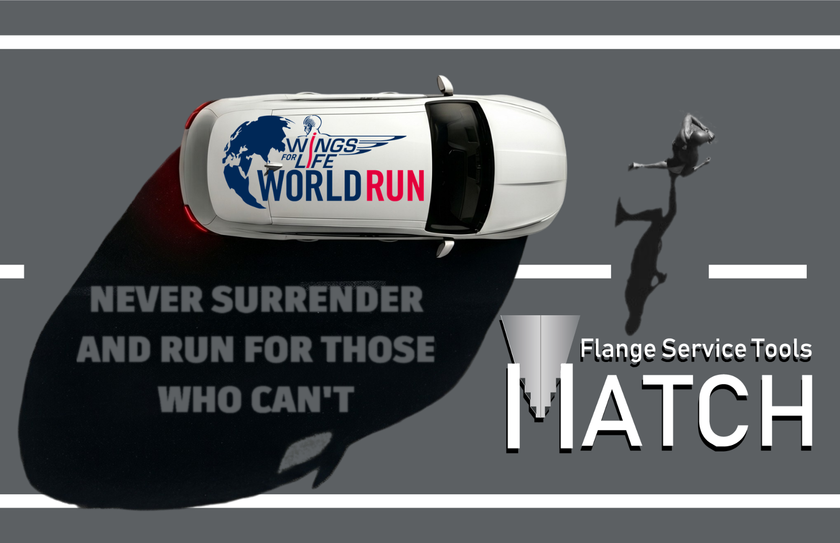Run for those who can't - MATCH wings for life